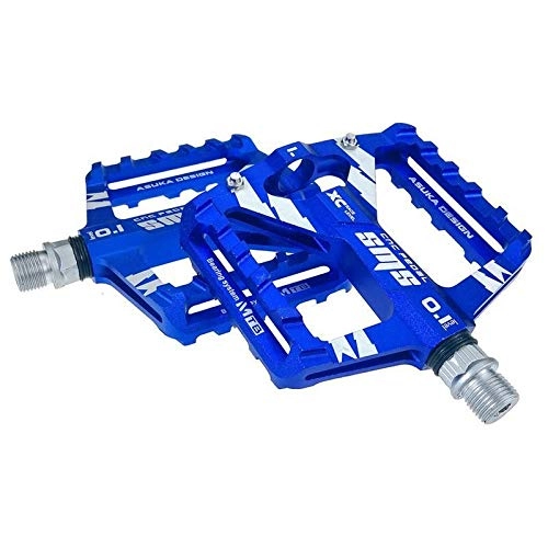 Pedali per mountain bike : Pedale della Bicicletta Bicicletta Pedali MTB Mountain Road Bike Pedali in Lega di magnesio Ultraleggero Ciclismo Pedale Parti di Biciclette (Color : Blue)