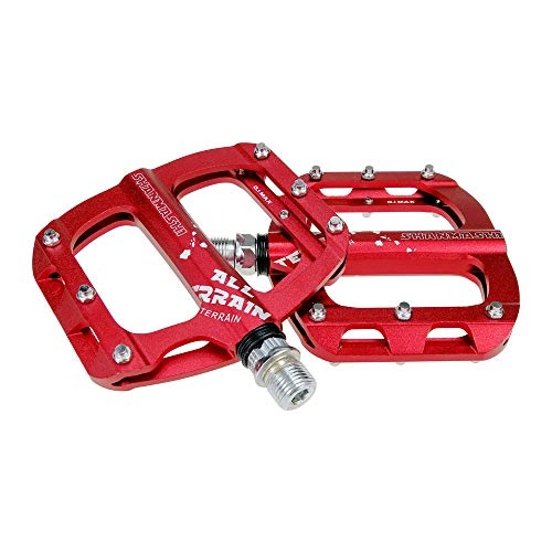 Pedali per mountain bike : Pedale della bicicletta Mountain Bike Pedale Mountain Bike Pedali 1 paio lega di alluminio antiscivolo, resistente, superficie bici pedali for bici da strada 7 colori (SMS-0.1 MAX) Bicicletta Mountain