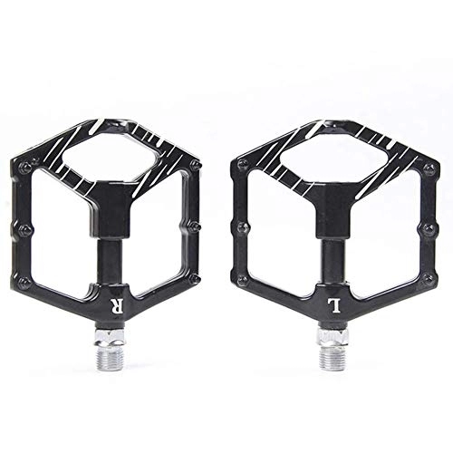 Pedali per mountain bike : Pedale Per Bicicletta Mountain Bike Du Pedal Bicicletta Pedale Ultra Leggero In Lega Di Alluminio Equipaggiamento Per Equitazione Ricambi Pedale Palin Nero