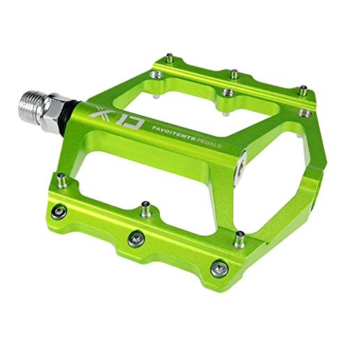 Pedali per mountain bike : Pedali Bici Pedali Bici Corsa Strada Accessori per il ciclo Pedale bici Accessori per mountain bike Accessori per il ciclismo Pedali piatti green, free size