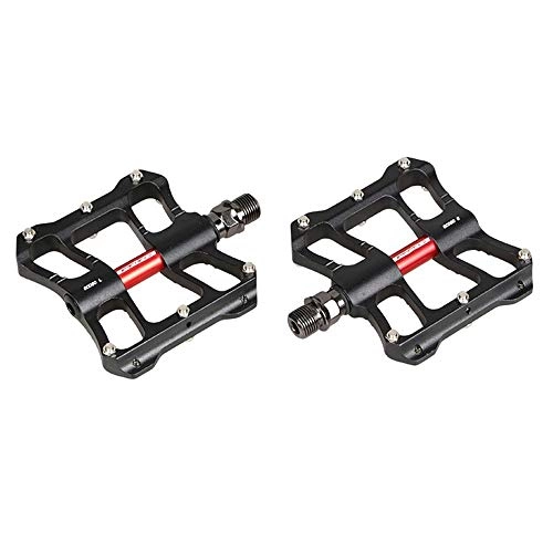 Pedali per mountain bike : Pedali Bicicletta Ultraleggeri CNC Alluminio Anti-Slittamento 9 / 16" Pedali Flat per Mountain Bike E Bici da Strada MTB Biciclette Ciclismo Biciclette