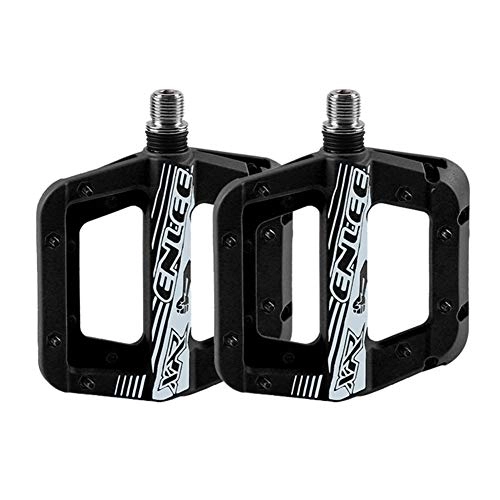 Pedali per mountain bike : Pedali Flat Mtb Pedali Bici Mtb Accessori bici Accessori per il ciclo Accessori bici Pedali bici da strada Accessori per il ciclismo Pedali piatti black, One Size