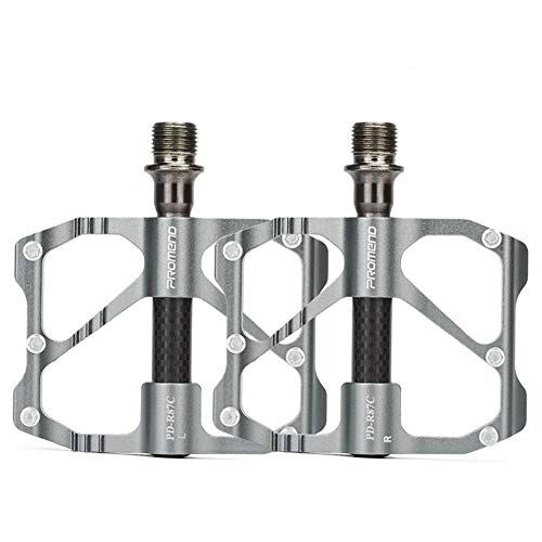 Pedali per mountain bike : Pedali Mtb Flat Pedali Per Mtb Pedali Bmx Accessori per mountain bike Pedale bici Pedali bici da strada Accessori bici Pedali piatti 87c silver, free size