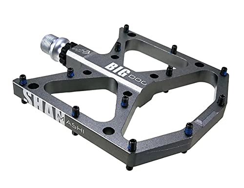 Pedali per mountain bike : Pedali MTB Lega di Alluminio 3 Cuscinetti Pedali per Biciclette Ultralight Anti Slip CNC Road MTB Bike Pedal Bike Pedali per Ciclismo sigillato Pedali Bicicletta Pedali Flat MTB (Color : Light Grey)