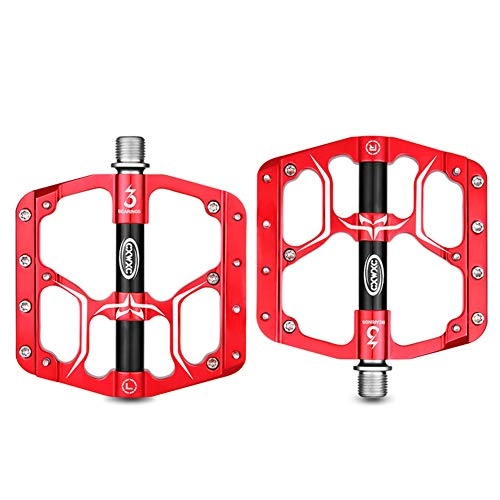 Pedali per mountain bike : Pedali Mtb Pedali Bici Pedale bici Accessori bici Accessori per biciclette Accessori per il ciclismo Accessori per mountain bike red, free size