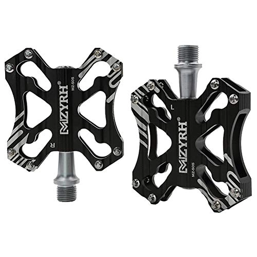 Pedali per mountain bike : Pedali Mtb Pedali Flat Mtb Accessori per il ciclismo Accessori per il ciclo Accessori per biciclette Pedali Bmx Pedali piatti Pedali per biciclette black, free size