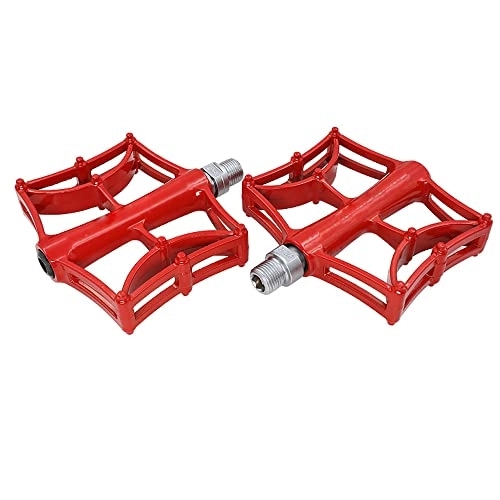 Pedali per mountain bike : Pedali, Pedale for mountain bike Pedale for bicicletta leggero Pedale for bicicletta a pedale, lega di alluminio Pedale for bicicletta con tacchetta in un unico pezzo, cuscinetto sigillato da 9 / 16 ",