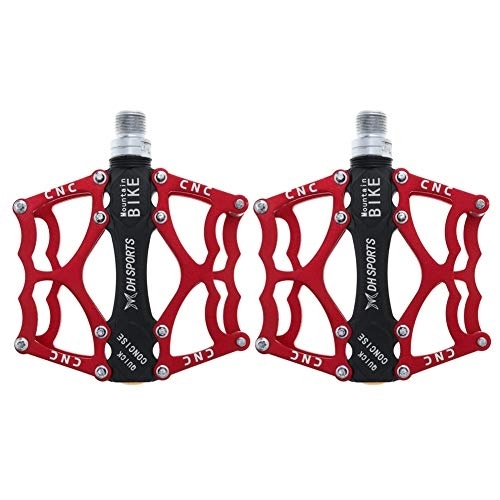 Pedali per mountain bike : Pedali Per Mtb Pedali Mtb Flat Accessori per biciclette Accessori per mountain bike Pedale bici Accessori bici Pedali piatti Accessori bici red, free size