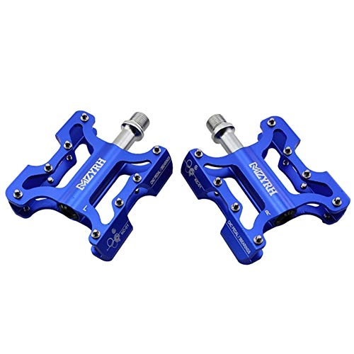 Pedali per mountain bike : Pedali Per Mtb Pedali Mtb Flat Accessori per il ciclismo Pedale bici Accessori per il ciclo Pedali piatti Accessori bici Pedali per biciclette blue, free size