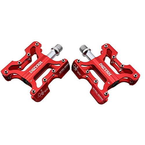 Pedali per mountain bike : Pedali Per Mtb Pedali Mtb Flat Accessori per il ciclismo Pedale bici Accessori per il ciclo Pedali piatti Accessori bici Pedali per biciclette red, free size