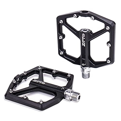 Pedali per mountain bike : Pedalo Per Biciclette Anti-slip in Lega Di Alluminio Mountain Bike Pedal Ultralight Cuscinetto Bike Pedal Mountain Road Bike Pedali Multiuso Nero