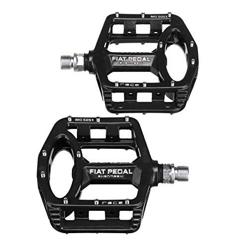 Pedali per mountain bike : RANGE Accessori per Bici Pedali in Mountain Bike da 9 / 10 '' in Lega di magnesio per Biciclette per Adulti (Color : Black)