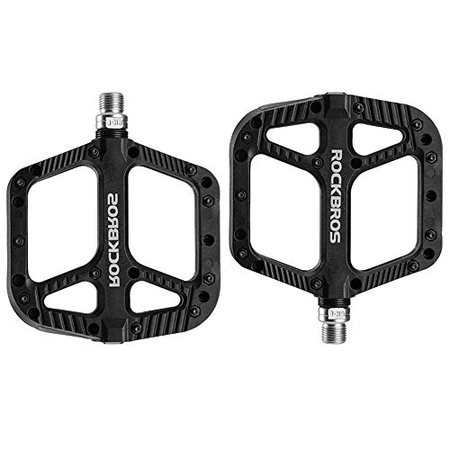 Pedali per mountain bike : RLIRLI Pedale per Bicicletta Palin Mountain Bike in Nylon con Cuscinetti alla Caviglia Pedali di Guida / Aumento del Pedale Allargato / Antiscivolo / Accessori per Biciclette Spessi