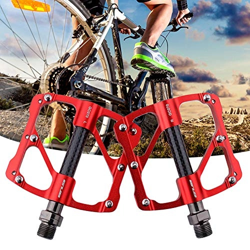 Pedali per mountain bike : SANGSHI Pedali per bicicletta, mountain bike, bici da corsa, ultraleggeri, a cambio rapido, 3 cuscinetti, per mountain bike, accessori per bicicletta, 1 paio