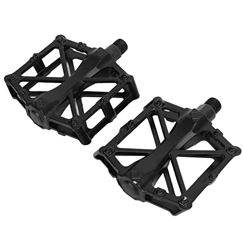 Pedali per mountain bike : Seacanl Pedali per Bici, Pedali per Mountain Bike stabili Leggeri Antiscivolo per Biciclette per Mountain Bike(Nero)