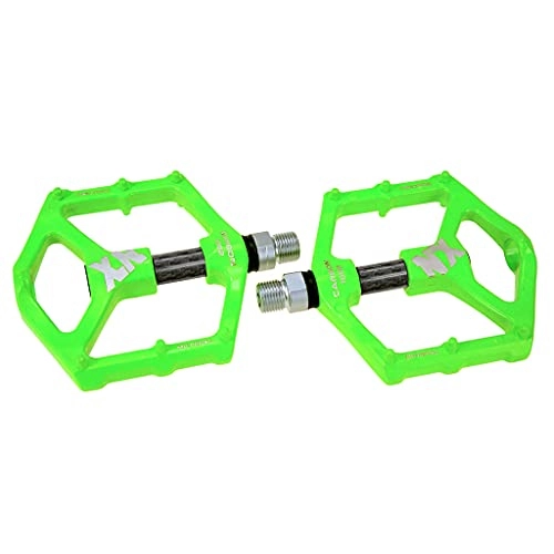 Pedali per mountain bike : SHANMASHI Pedale Della Bicicletta Mountain Bike Lega di Magnesio Palin Pedale Largo 3 cuscinetti Equitazione Pedale