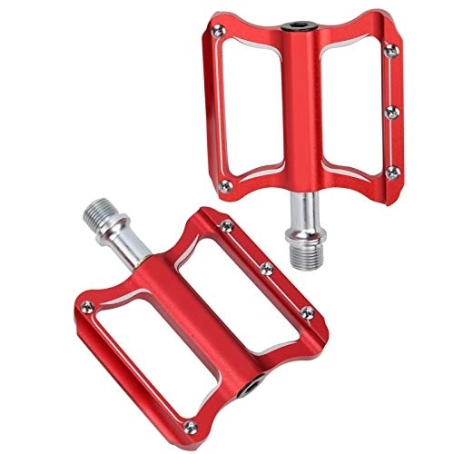 Pedali per mountain bike : Surebuy GUB GC020‑DU Pedali per Mountain Bike, Resistenti e robusti GUB GC020‑DU Pedali per Bicicletta per Mountain Bike da Strada(Rosso)