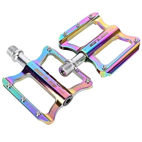 Pedali per mountain bike : WFEI Pedali in Mountain Bike Ultralight Pedal MTB Bike Racing Bicycle Pedals Big Foot Pedali Antiscivolo Bike Sigillato Pedali Cuscinetti Sigillati, Multi Color