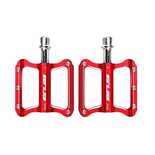 Pedali per mountain bike : WFEI Pedali in Mountain Bike Ultralight Pedal MTB Bike Racing Bicycle Pedals Big Foot Pedali Antiscivolo Bike Sigillato Pedali Cuscinetti Sigillati, Rosso