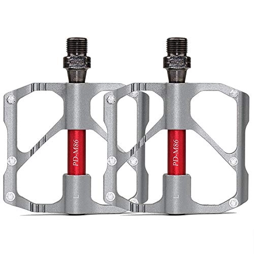 Pedali per mountain bike : YALESU Pedali Bici, Antipolvere 3 Cuscinetti Pedale MTB Antiscivolo ad Alta Resistenza 9 / 16 per Mountain Road Bike BMX Pedale Bici, M2