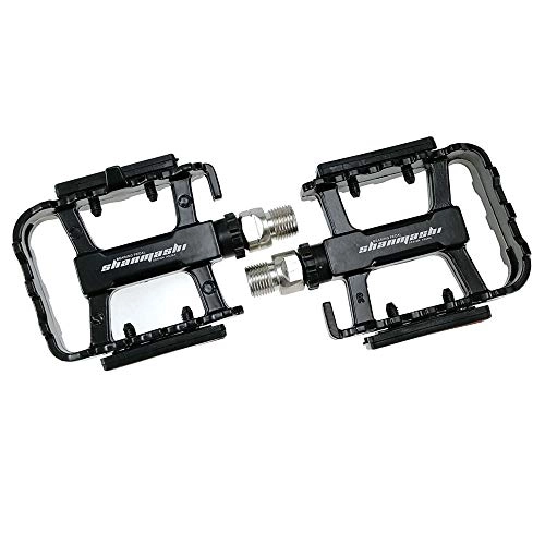 Pedali per mountain bike : Yhjkvl Pedali in lega cuscinetto pedali bici da strada pedali magnesio mountain bike pedali palin pedali bicicletta bicicletta bicicletta bicicletta pedali (colore : nero, taglia unica)