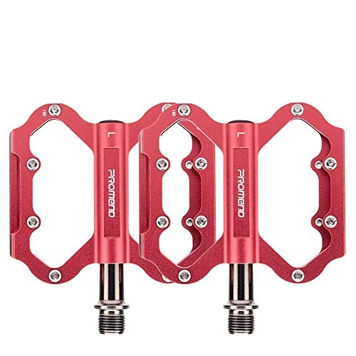 Pedali per mountain bike : Yhjkvl Pedali in lega di alluminio Cuscinetto Pedale Mountain Bike Bicicletta Pedale Accessori Bicicletta Bicicletta Bicicletta Bicicletta Pedali (Colore: Rosso, Taglia unica)