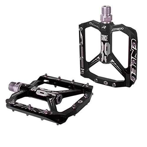 Pedali per mountain bike : YU-HELLO_1Pair MTB Bicicletta Ciclismo Strada Mountain Bike Pedali Piatti In Lega di Alluminio