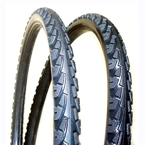 Pneumatici per Mountain Bike : Durevole Pneumatici da mountain bike 26 * 1.95 26 * 2.125 26 * 1.50 1 pz Pneumatico Pneumatico Pneumatico Pneumatico in massello Gear Gear Solido per mountain bike Materiale in gomma ( Color : Black )