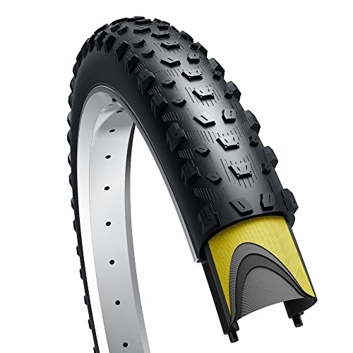 Pneumatici per Mountain Bike : Fincci Copertone 29 x 2.6 Pollici 66-622 ETRTO Copertoni per Bicicletta Pieghevole con Protezione in Nylon, 60 TPI per MTB Pneumatico, Mountain, Downhill XC / Enduro