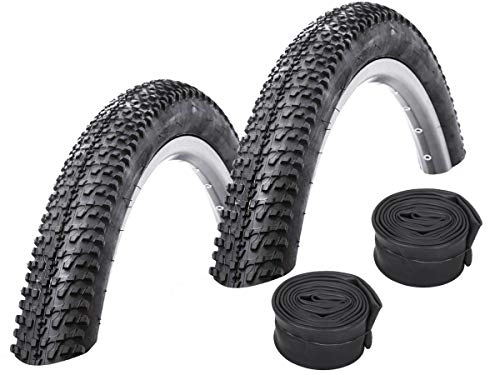 Pneumatici per Mountain Bike : KENDA Set: 2 X K1153 MTB pneumatici 29x2.10 / 52-622 + 2 Conti fibbie valvola Dunlop