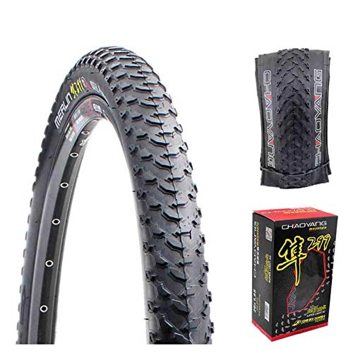 Pneumatici per Mountain Bike : WERFFT Leggero Anti-Stab Strato Mountain Bike 26 / 27.5 / 29 Pollici * 1.95 della Gomma della Bicicletta Folding Tyre, Vacuum 27.5