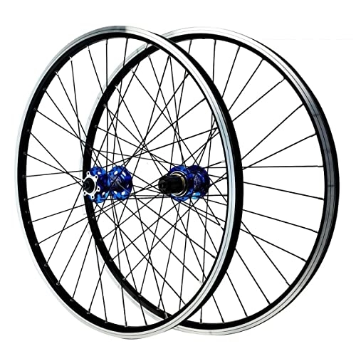 Ruote per Mountain Bike : 26 27, 5 29 Pollici Set Ruote Per Mountain Bike Cerchio In Lega Alluminio 32H Freno A Disco Ruote MTB Ruota Per Bicicletta A Sgancio Rapido (Color : Blue, Size : 29 INCH)