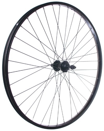 Ruote per Mountain Bike : 66, 04 (26 posteriore, 5 cm / 6 / 7spd (libera) asse fisso, per MOUNTAIN BIKE, per ruote con raggi, colore: nero