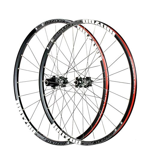 Ruote per Mountain Bike : aishang Set di Ruote per Mountain Bike da 26 / 27, 5 Pollici, Cerchio per Bici in Lega Ultraleggera con Freno a Disco 24Loch Fast Release 4 Palin per Shimano o Sram 8 9 10 11 velocità