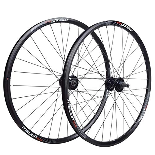 Ruote per Mountain Bike : Bicicletta Ruote Bici Ruote 20 / 26 Pollici, 32 Fori V / Freno A Disco Centro Set Ruote A Doppia Parete Mountain Bike Mozzo Rotante (Color : V / Disc Brake, Size : 26in)