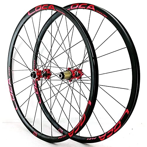 Ruote per Mountain Bike : Cerchio bici 26 / 27.5 / 29in Wheelset Wheelset Hybrid Mountain Mountain Wheels MTB. RIM Disc frenante frontale e ruota posteriore Thru Axle 8 / 9 / 10 / 11 / 12 Velocità 24 ore Accessorio per bicicletta per