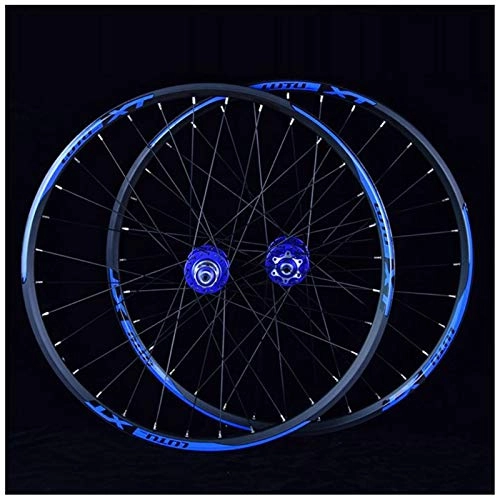 Ruote per Mountain Bike : Cerchio bici MTB Bicycle Wheelset 26 27.5 29 in Mountain Bike Wheel Doppio strato Lega in lega RIM Cuscinetto sigillato 7-11 Velocità Cassetta Hub Freno a disco 1100G QR 24h Accessorio per bicicletta