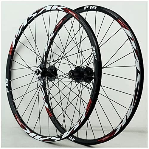 Ruote per Mountain Bike : cvhtroe 26 / 27.5 / 29 Pollici Mountain Bike Ciclismo Wheelet, Lega di Alluminio Hybrid / Cuscinetti sigillati Cerchio MTB per 7 / 8 / 9 / 10 / 11 velocità Nero