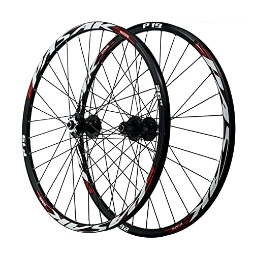 Ruote per Mountain Bike : cvhtroe 26 Pollici 27, 5"29 Er MTB Set di Ruote per Bicicletta a Doppia Parete in Lega di Alluminio Ibrida / Cerchio per Mountain Bike per velocità 7 / 8 / 9 / 10 / 11