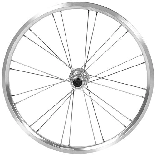 Ruote per Mountain Bike : Fybida squisita fattura Set di Ruote per Bicicletta Pieghevole 20 Pollici Set di Ruote per Mountain Bike Bicicletta Pieghevole Anteriore 2 Posteriore 4 Cuscinetti V Brake per Il Ciclismo(Silver)