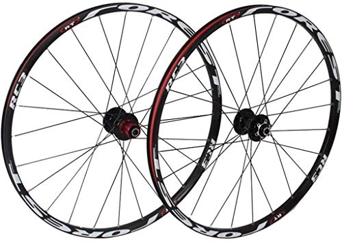 Ruote per Mountain Bike : GDD Ruote per Bicicletta 26 / 27.5 Pollici Mountain Bike Wheels, MTB Bike Wheel Set del Cerchio Freno 8 9 10 11 Speed ​​Sealed Cuscinetti mozzo Hybrid Bike Touring (Color : White, Size : 26inch)