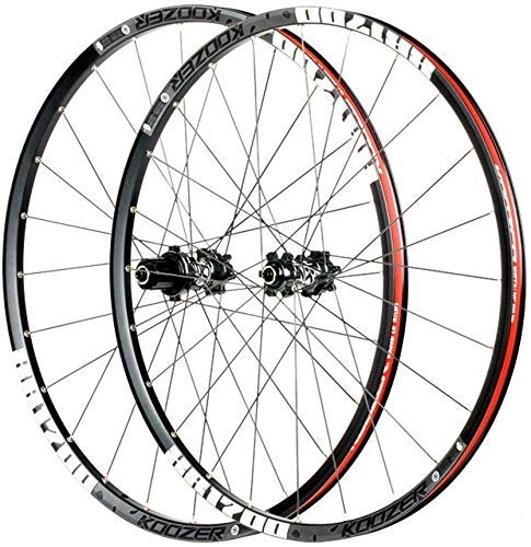 Ruote per Mountain Bike : GJJSZ Set di Ruote per Mountain Bike da 26 / 27, 5 Pollici, Freno a Disco Ruota in Lega Ultraleggera 24 Fori Sgancio rapido 4 Palin per Shimano o Sram 8 9 10 11 velocità