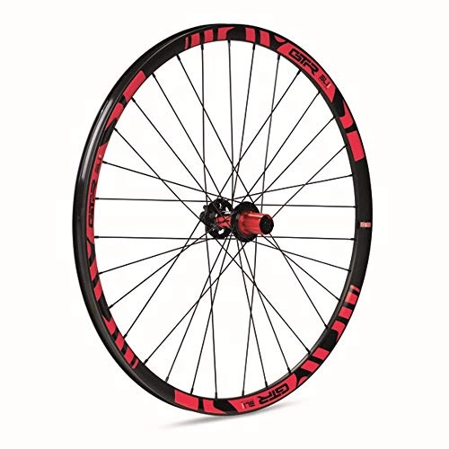 Ruote per Mountain Bike : GTR 501361.0, Ruota Posteriore per MTB. Unisex-Adulto, Rosso, 29" x 20 mm-9 / 12 mm
