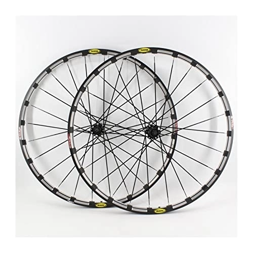 Ruote per Mountain Bike : GUANMI 26 / 27.5 / 29er Mountain Bike Letre Bicella CNC Cerchi di Clincher MTB Hub Freno a Disco di Blocco Centrale a Bordo (Color : Disc QR Six Nails, Wheel Depth : 27.5er Size)