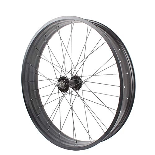 Ruote per Mountain Bike : JARONOON 26 * 4.0 / 20 * 4.0 Pollici Ruota per Bici da Neve Cerchio in Lega di Alluminio per Fat Bike Mountain Bike, Senza Pneumatici (20" Cerchio Posteriore)