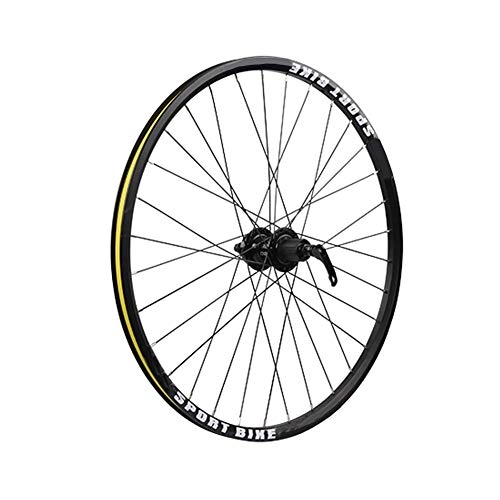 Ruote per Mountain Bike : JJZD 26 Pollici Ruote della Bici di Montagna Anteriore e Posteriore Singolo mozzo Ruota Self-Made Freni a Disco Assistenza 7, 8, 9, 10, 11 velocità Cassette volano a Disco Freno Set (Size : Rear Wheel)