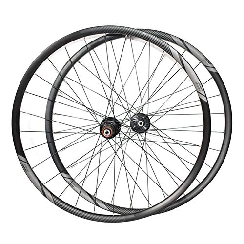 Ruote per Mountain Bike : LI-Q Set di Ruote per Bici da Strada 700C Ruote da Ciclismo A Doppia Parete A Sgancio Rapido Mozzo A Cassetta V-Brake Hybrid Disc 24 Fori 8 9 10 velocit