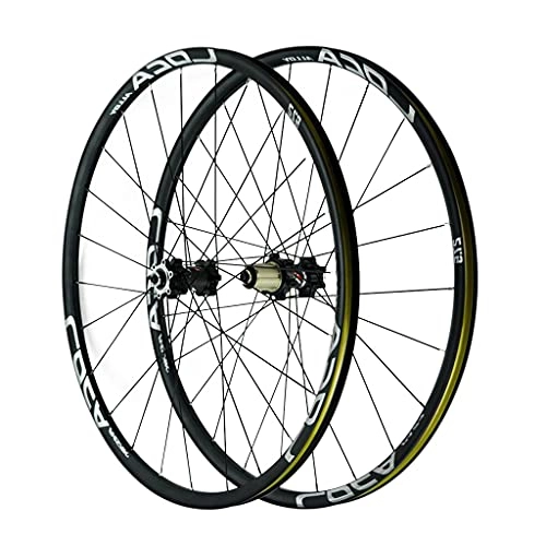 Ruote per Mountain Bike : LICHUXIN 26 / 27, 5 / 29 Pollici Cerchio Ruota Bici Rilascio Rapido Ruota Anteriore + Posteriore Bici Freno Disco Set Ruote Bici MTB 8 9 10 11 12 velocità (Color : Silver, Size : 27.5in)