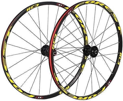 Ruote per Mountain Bike : LILIS Cerchi Bici Mountain Bike Ruote 26 Pollici MTB Bike Lega a Doppia Parete in Alluminio del Freno a Disco Ruote Quick Release Palin Cuscinetto 8 / 9 / 10 di velocità Bicicletta Hub Dynamo 100mm