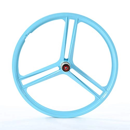 Ruote per Mountain Bike : Mountain Bike Bicicletta Pieghevole da magnesio Titanio Alloy Wheel Set 20" Freno a Disco 3-Blade Ruota Integrato Bici Modifica Multipla Colori (Ruota Anteriore + Ruota Posteriore)